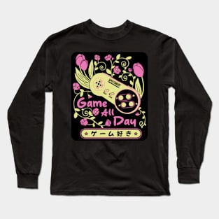 Game All Day Long Sleeve T-Shirt